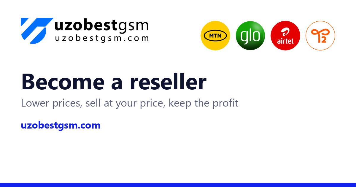 Start a Data Reselling Business on Uzobest GSM
